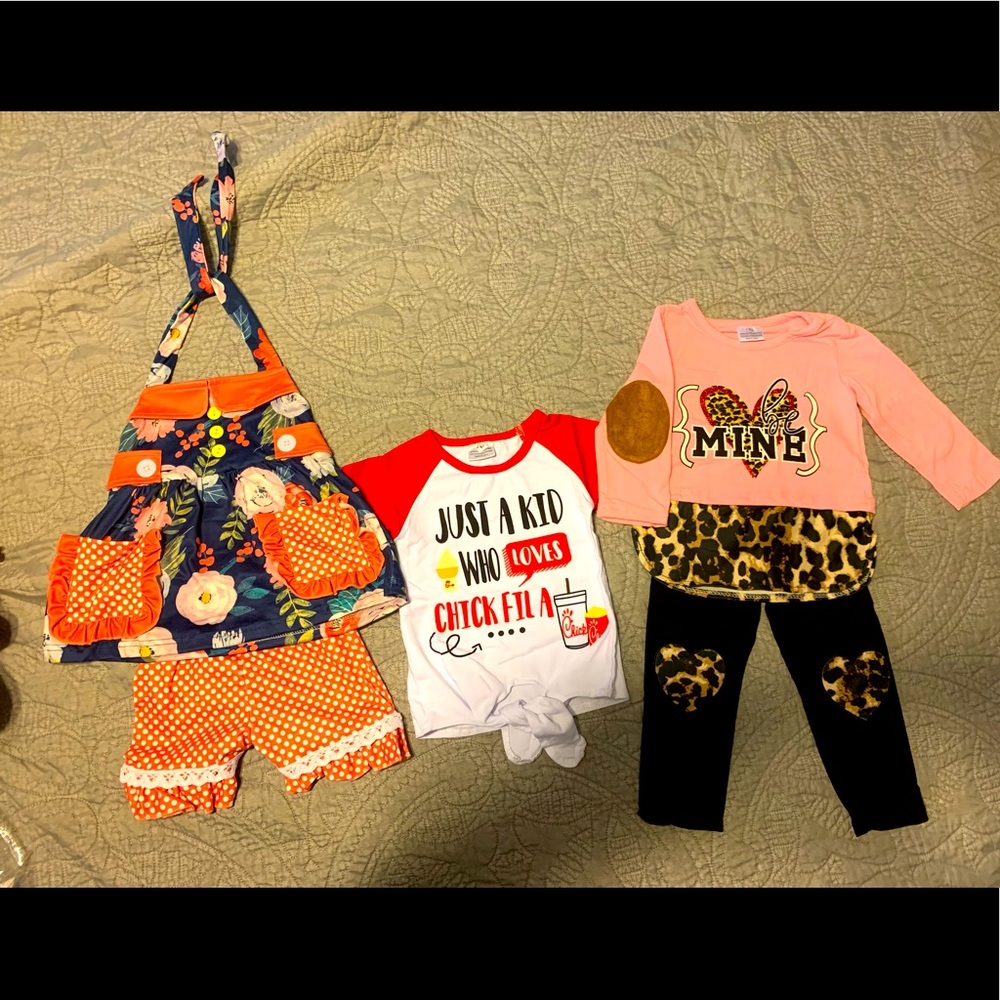 Brand new 12-18 boutique outfits